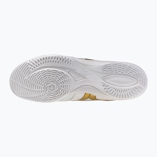 Futbalové kopačky Mizuno Morelia Sala Pro IN white/football gold/galaxy silver