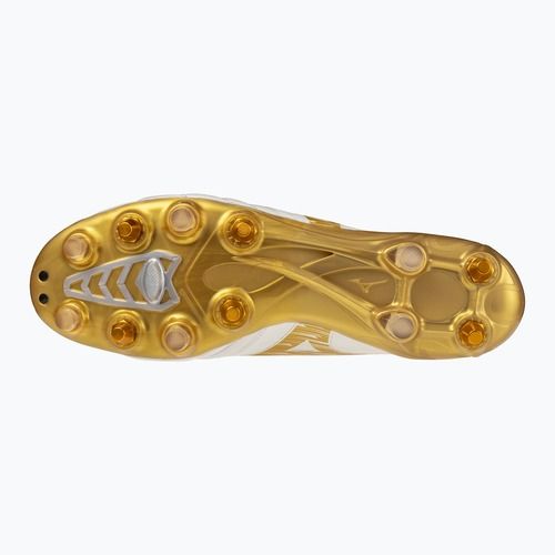 Futbalové kopačky Mizuno Morelia Neo IV Beta Elite Mix white/mp gold/cool gray 3c