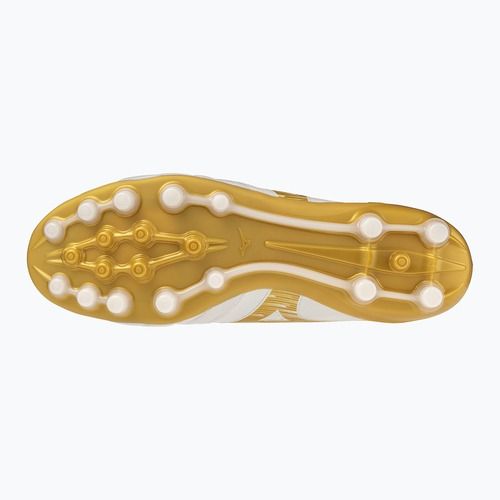 Futbalové kopačky Mizuno Morelia Neo IV Beta Elite AG white/mp gold/cool gray 3c