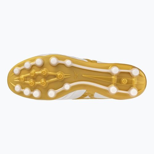 Futbalové kopačky Mizuno Morelia Neo IV Beta Japan AG white/mp gold/cool gray 3c