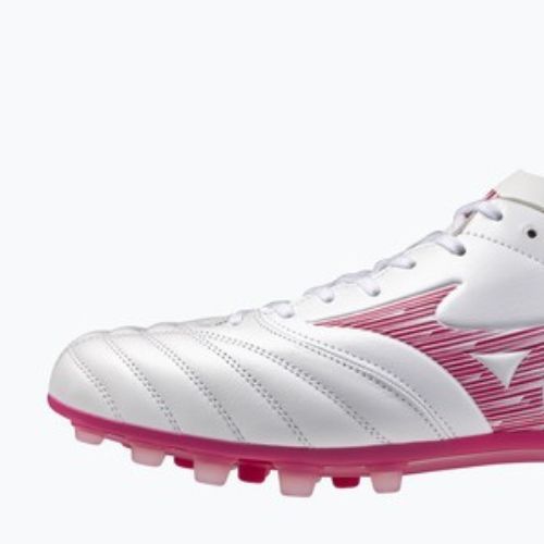 Futbalové kopačky Mizuno Morelia Neo IV Pro AG white/fuchsia purple/fuchsia purple