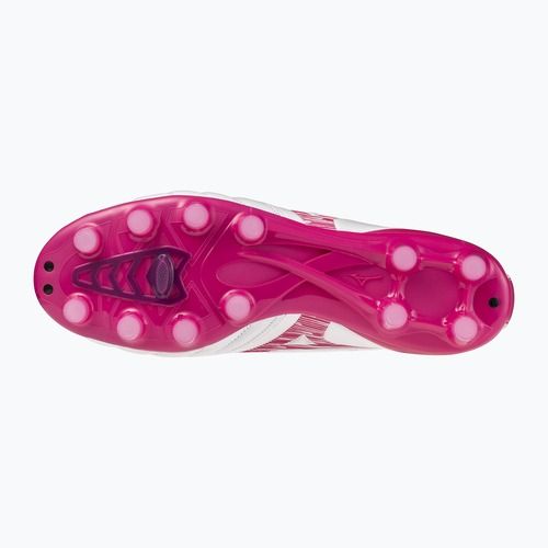 Futbalové kopačky Mizuno Morelia Neo IV Pro FG white/fuchsia purple/fuchsia purple