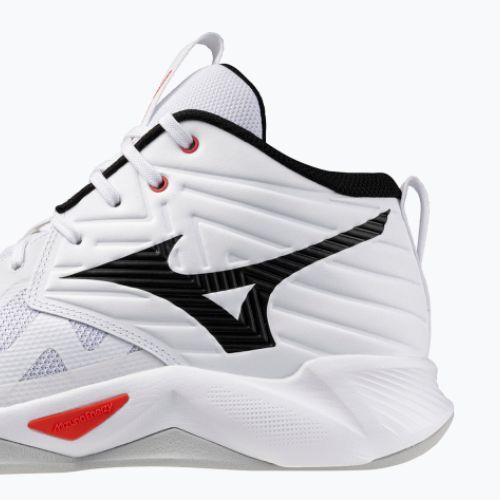 Volejbalové topánky Mizuno Wave Momentum Pro Mid white/black/fiery red