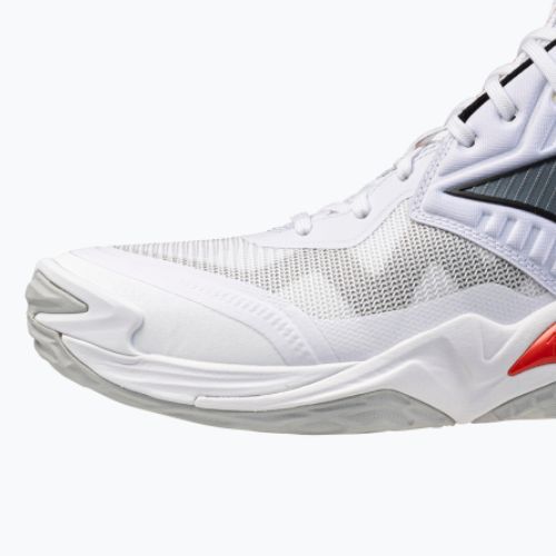 Volejbalové topánky Mizuno Wave Momentum Elite Mid white/black/fiery red