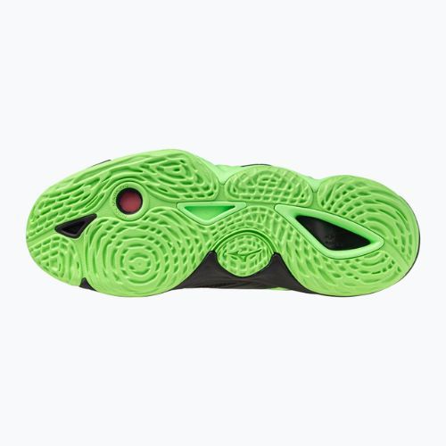 Volejbalové topánky Mizuno Wave Momentum Elite black/glowing apple/mandarin orange