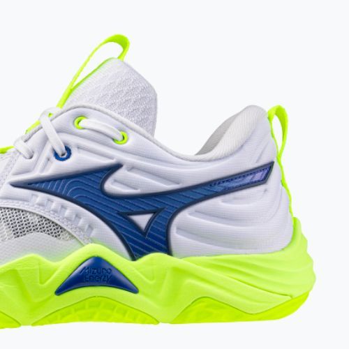 Volejbalové topánky Mizuno Wave Momentum Elite white/lightning yellow/dazzling blue