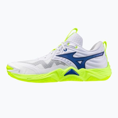 Volejbalové topánky Mizuno Wave Momentum Elite white/lightning yellow/dazzling blue