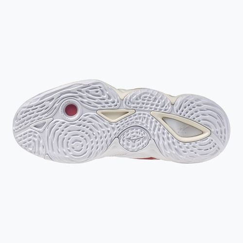 Dámske volejbalové topánky  Mizuno Wave Momentum Elite Mid white/rose elegance/lava falls