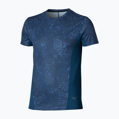 Pánske bežecké tričko Mizuno Active DryAeroFlow Graphic estate blue