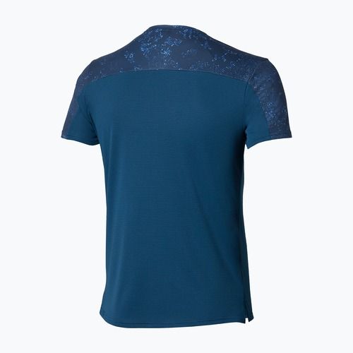Pánske bežecké tričko Mizuno Active DryAeroFlow Graphic estate blue