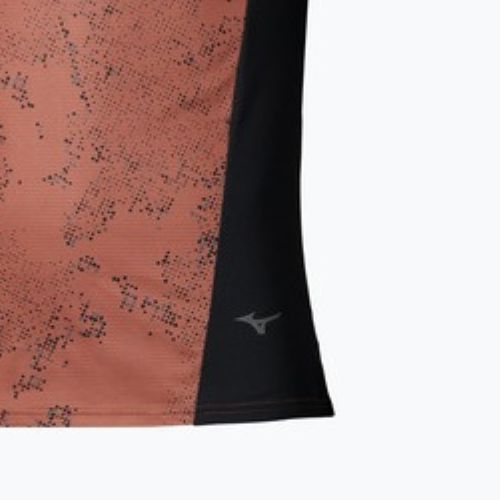 Pánske bežecké tričko Mizuno Active DryAeroFlow Graphic copper brown