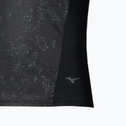 Pánske bežecké tričko  Mizuno Active DryAeroFlow Graphic black/gray