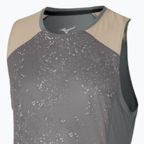 Pánske bežecké tričko Mizuno Active DryAeroFlow Graphic Tank Top lava smoke