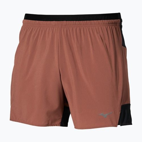 Pánske bežecké šortky Mizuno Active Alpha 2in1 5.5 copper brown