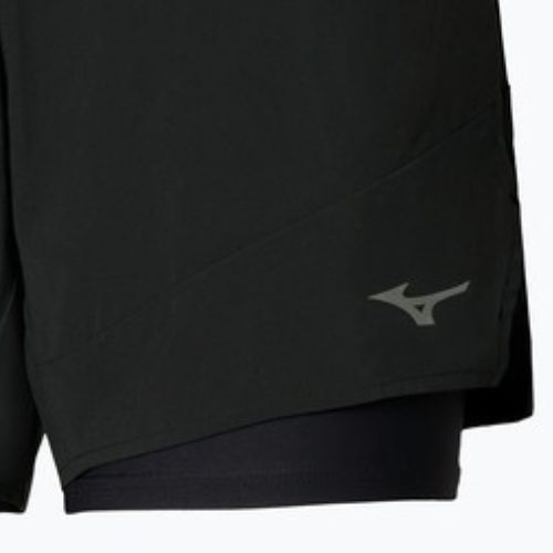 Dámske bežecké šortky Mizuno Active 2in1 4.5 black