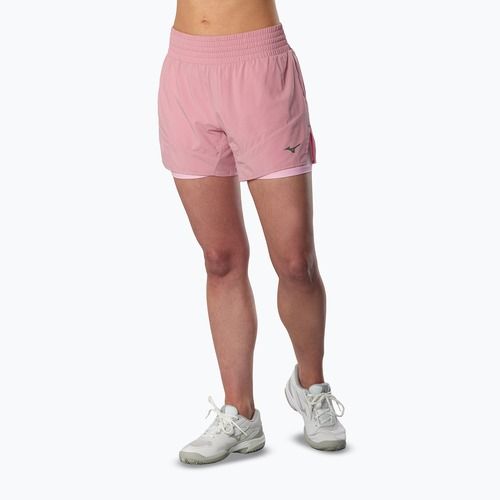 Dámske bežecké šortky Mizuno Active 2in1 4.5 rose elegance