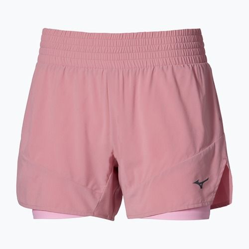 Dámske bežecké šortky Mizuno Active 2in1 4.5 rose elegance