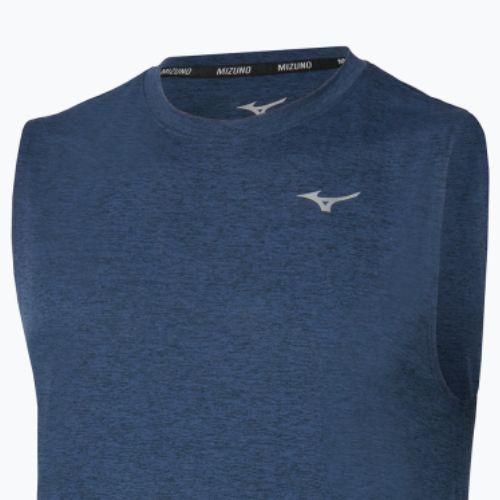 Pánske bežecké tričko Mizuno Impulse Core Sleeveless estate blue