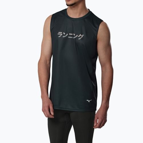 Pánske bežecké tričko Mizuno Core Graphic Sleeveless black