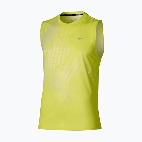 Pánske bežecké tričko Mizuno Core Graphic Sleeveless lightning yellow