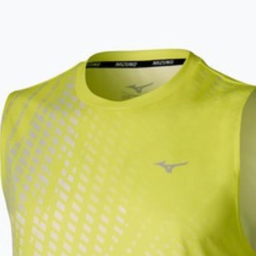Pánske bežecké tričko Mizuno Core Graphic Sleeveless lightning yellow