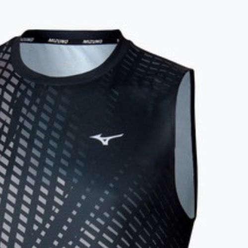 Pánske bežecké tričko Mizuno Core Graphic Sleeveless black/gray