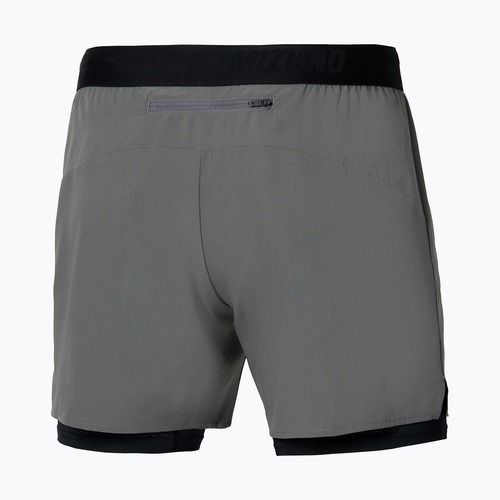 Pánske bežecké šortky Mizuno Core 5.5 Inches 2in1 lava smoke