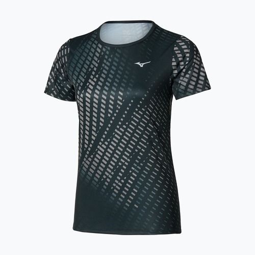 Dámske bežecké tričko Mizuno Core Graphic Tee black/gray