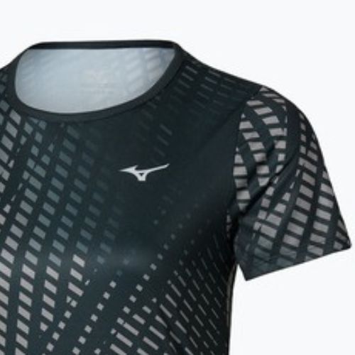 Dámske bežecké tričko Mizuno Core Graphic Tee black/gray