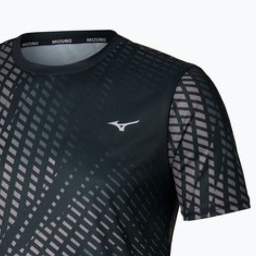 Pánske bežecké tričko Mizuno Core Graphic Tee black/gray