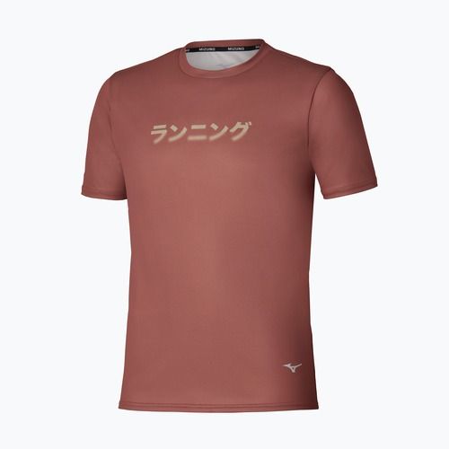 Pánske bežecké tričko Mizuno Core Graphic Tee copper brown