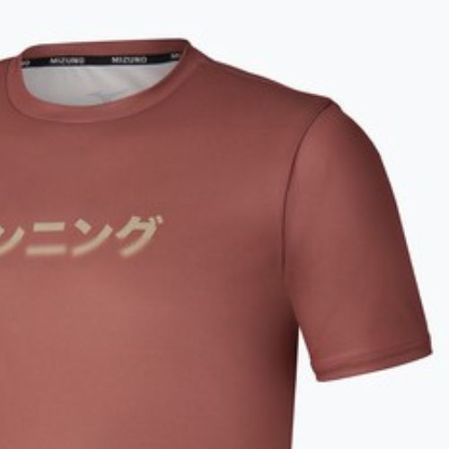 Pánske bežecké tričko Mizuno Core Graphic Tee copper brown