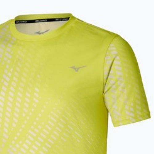 Pánske bežecké tričko Mizuno Core Graphic Tee lightning yellow