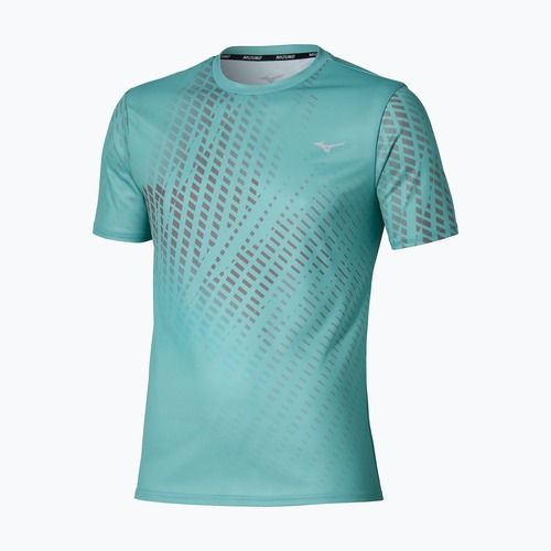 Pánske bežecké tričko Mizuno Core Graphic Tee aquifer