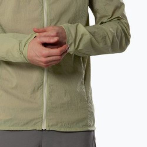 Pánska bežecká bunda Mizuno Tech Light Hooded elm