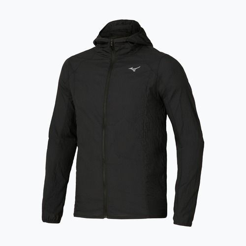 Pánska bežecká bunda Mizuno Tech Light Hooded black