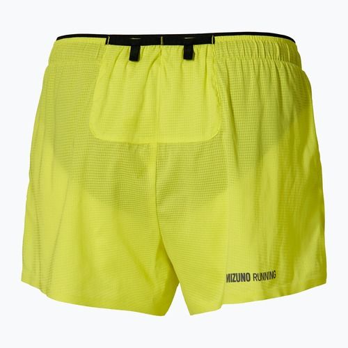 Pánske bežecké šortky Mizuno Tech Light Split 1.5 lightning yellow