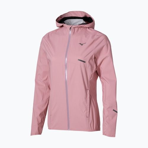 Dámska bežecká bunda Mizuno Trail Waterproof 20K Hooded rose elegance