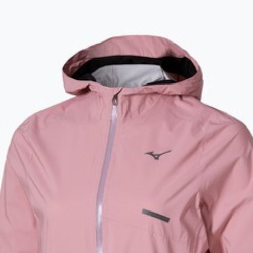 Dámska bežecká bunda Mizuno Trail Waterproof 20K Hooded rose elegance