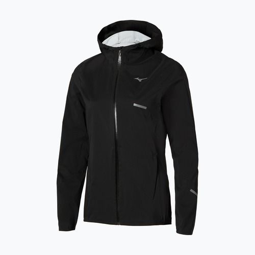 Dámska bežecká bunda Mizuno Trail Waterproof 20K Hooded black