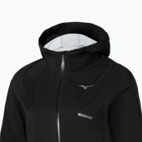 Dámska bežecká bunda Mizuno Trail Waterproof 20K Hooded black