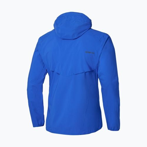 Pánska bežecká bunda Mizuno Trail Waterproof 20K Hooded dazzling blue
