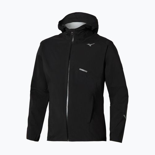Pánska bežecká bunda Mizuno Trail Waterproof 20K Hooded black