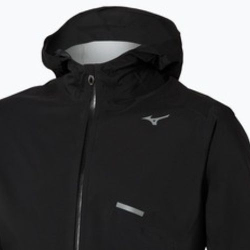 Pánska bežecká bunda Mizuno Trail Waterproof 20K Hooded black