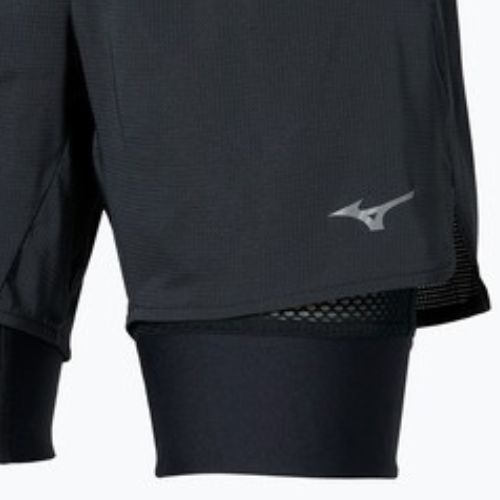 Dámske bežecké šortky Mizuno Trail Multipocket 2in1 black