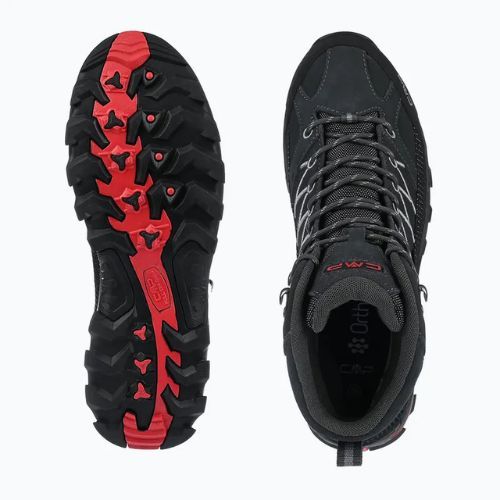 Pánske trekingové topánky CMP Rigel Mid Wp titanium/ferrari