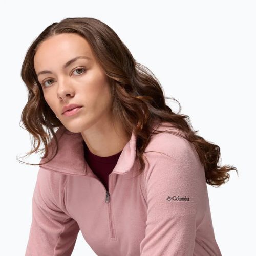 Dámska fleecová mikina Columbia Glacial IV 1/2 Zip eraser pink