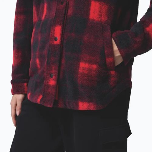 Dámska košeľa Columbia Benton Springs mountain red omblur tonal