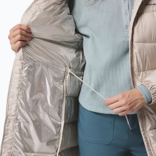 Dámsky zateplený kabát Columbia Pike Lake III Long dark stone