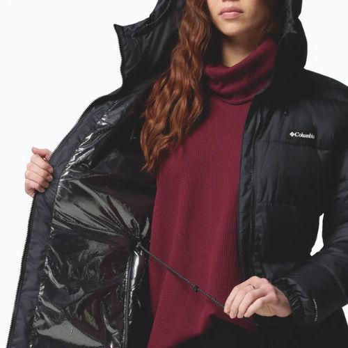 Dámsky zateplený kabát Columbia Pike Lake III Long black